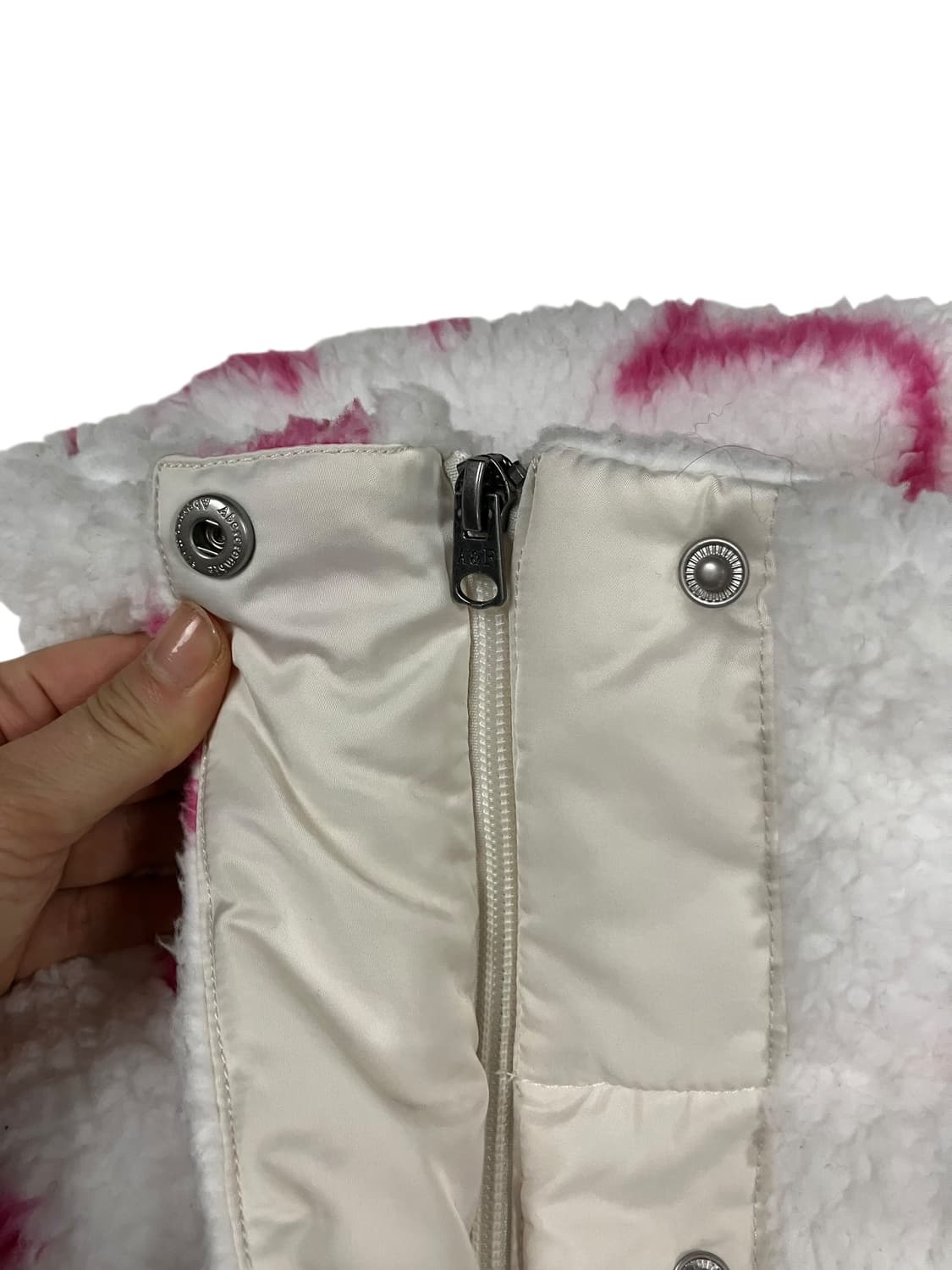 아베크롬비 플라워 패턴 플리스 집업 키즈 17/18 상품이미지3