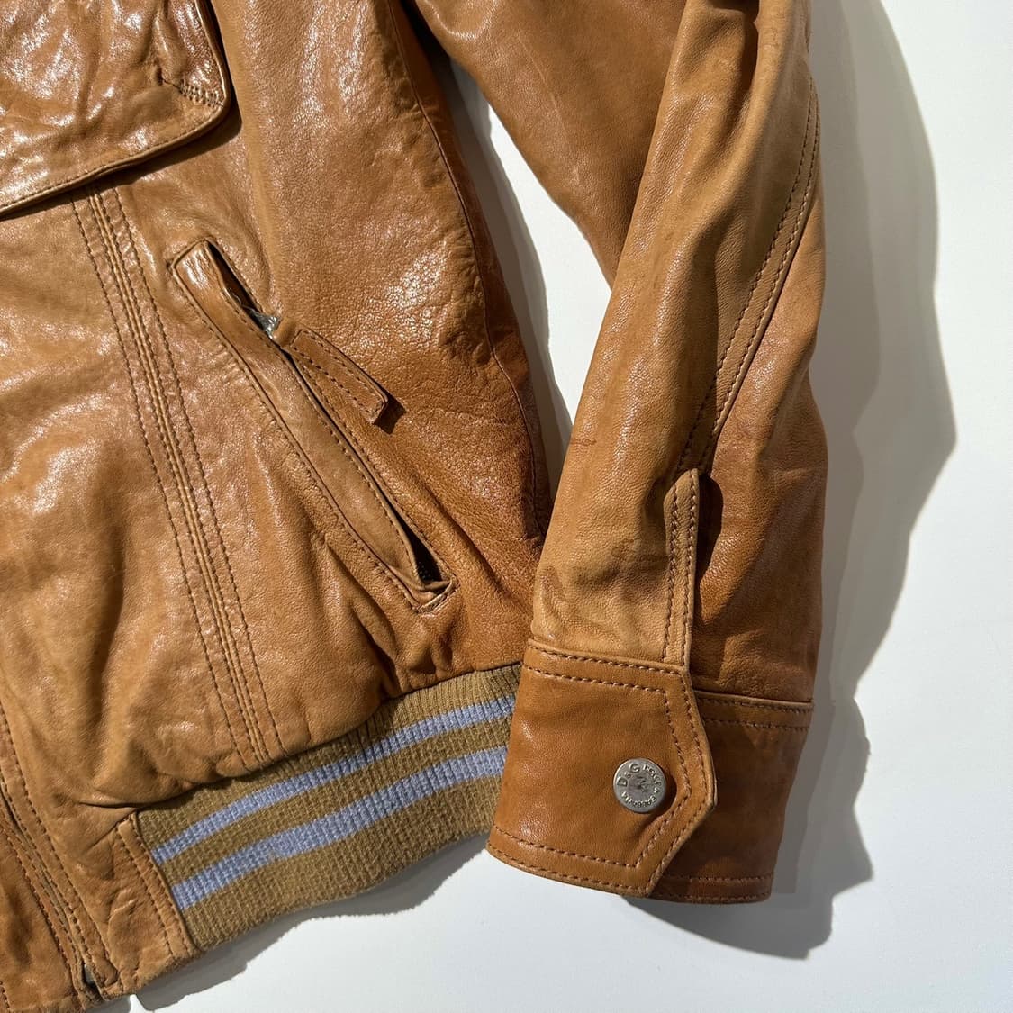 돌체 앤 가바나 D&G 레더 블루종 자켓 상품이미지5