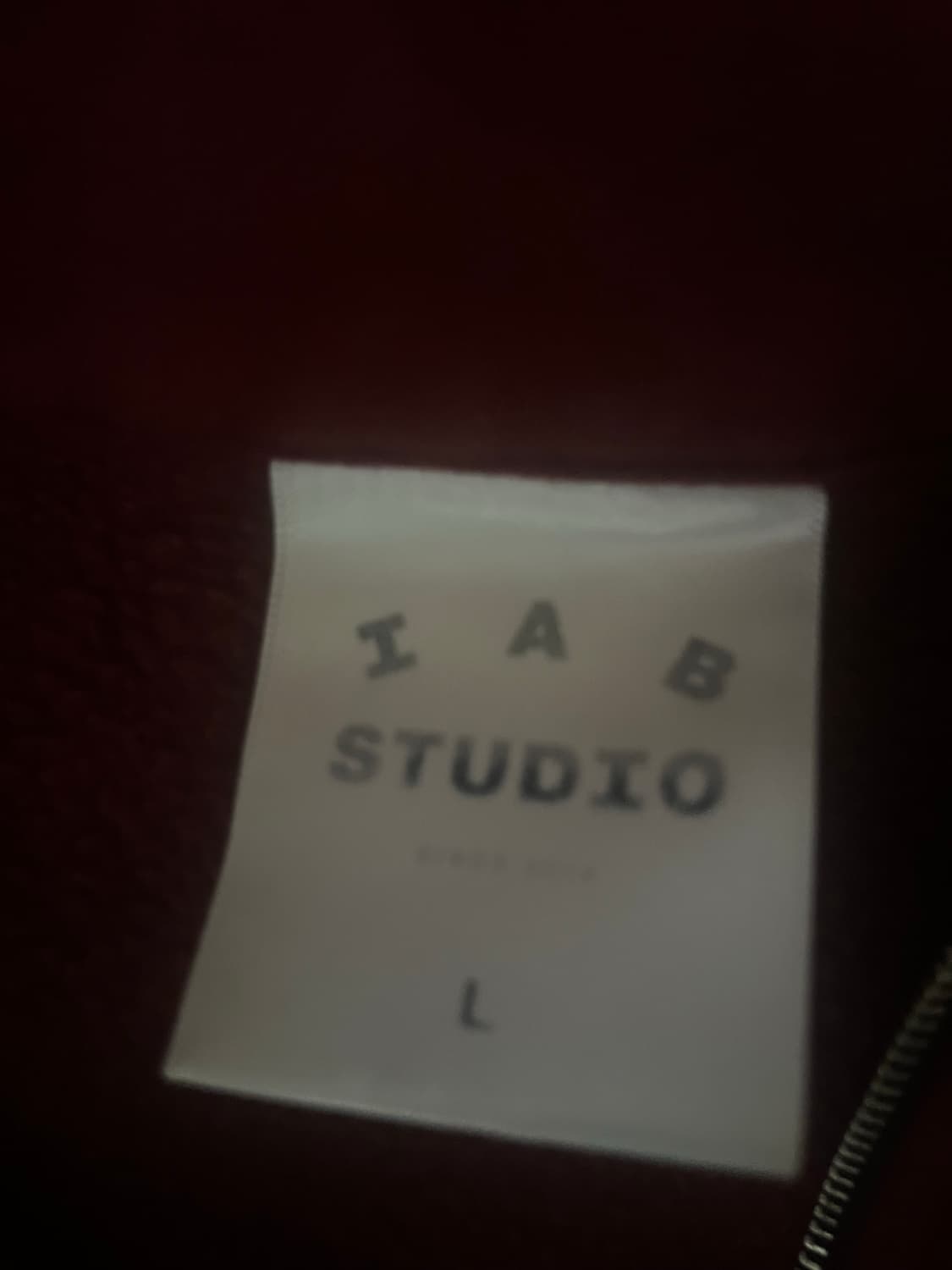 아이앱 하프집업 마룬 상품이미지3