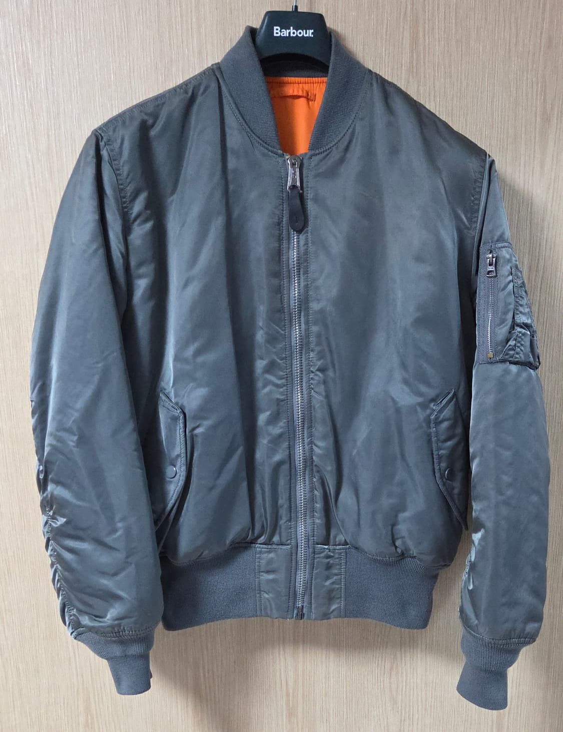 (착샷) 알파인더스트리 ma-1 건메탈 마원 상품이미지1