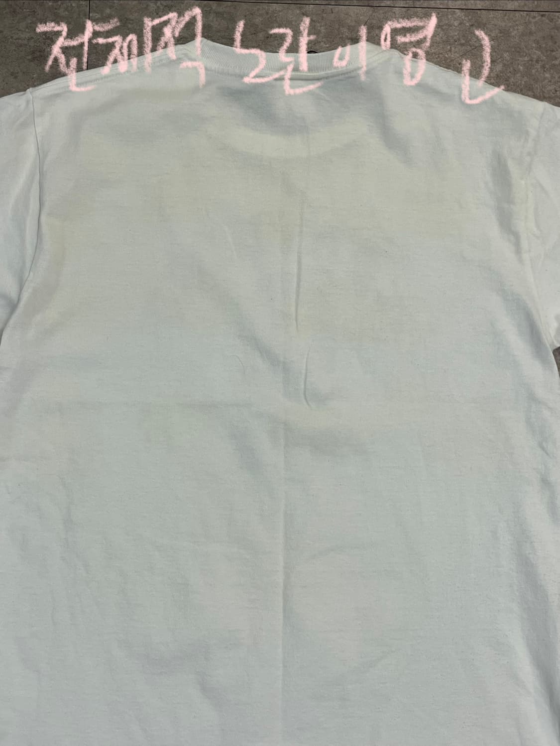 베이프 컬리지 반팔티 화이트 M #csz3810 상품이미지9