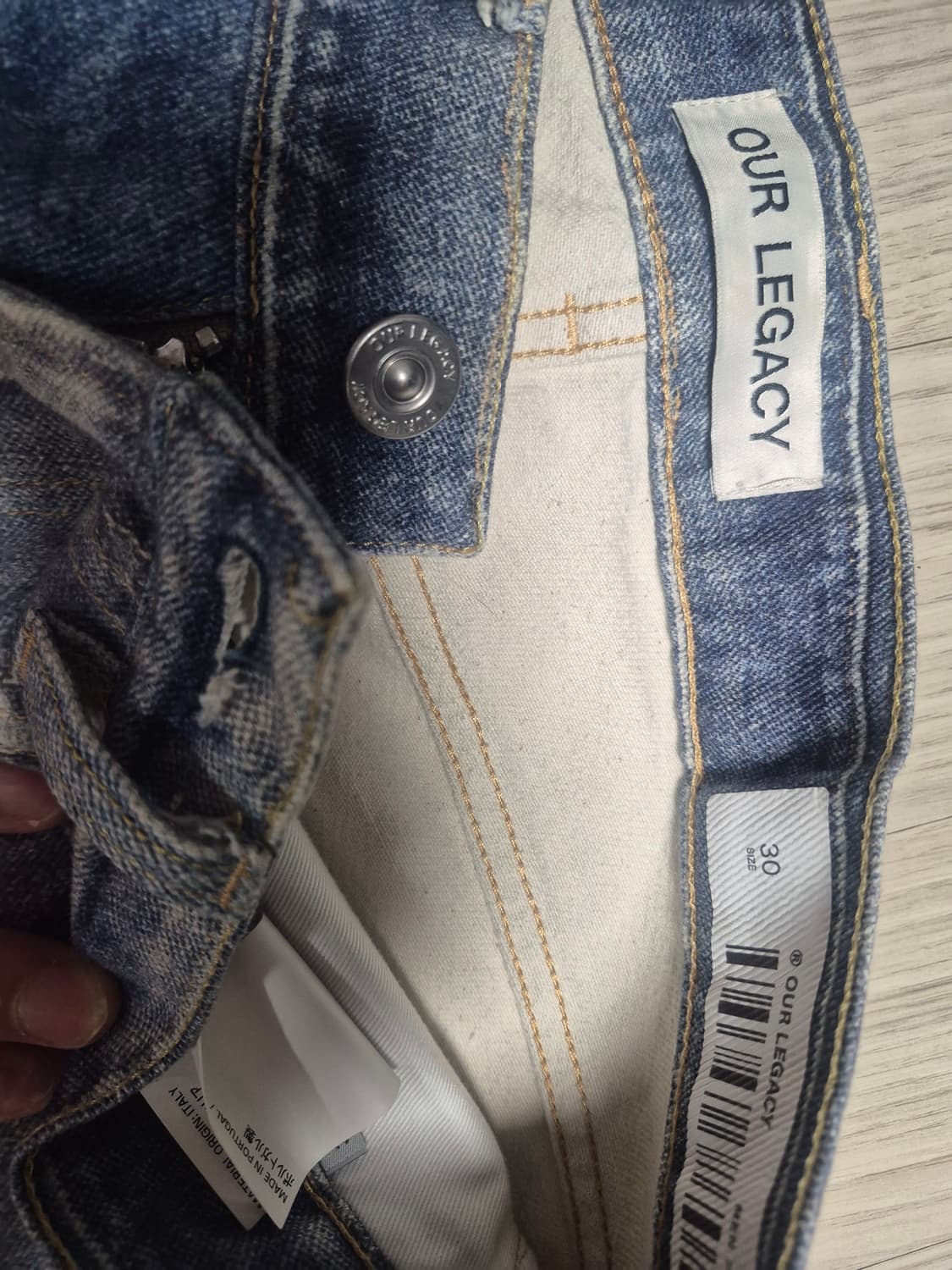 아워레가시 써드컷 디지털 데님 프린트 30사이즈 상품이미지2