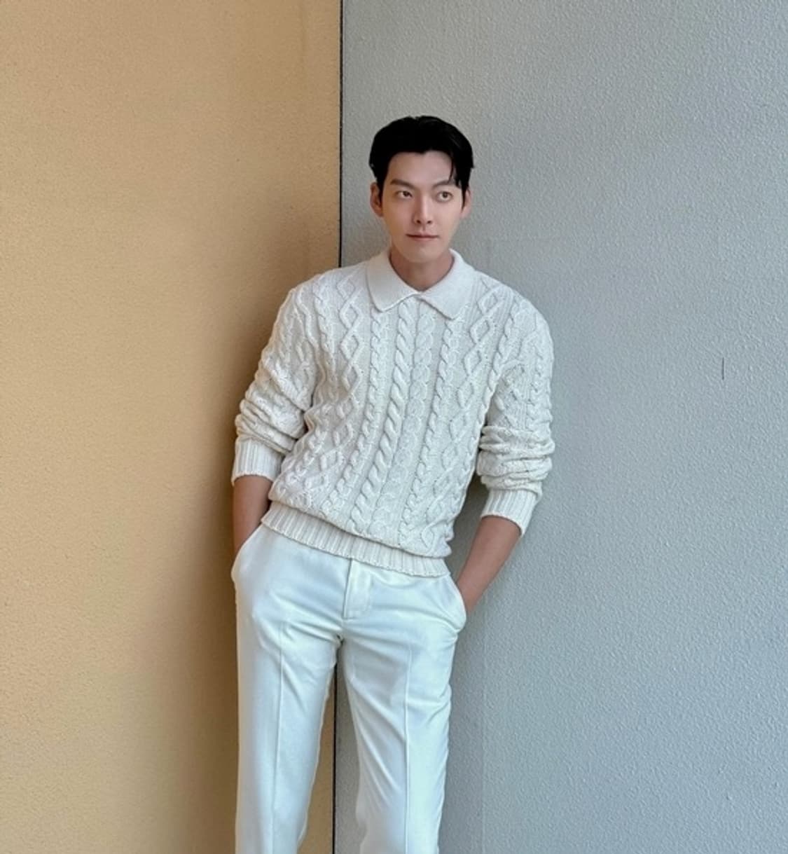 랄프로렌 퍼플라벨 퍼플라벨 케이블 니트 코튼 블렌드 스웨터 상품이미지2