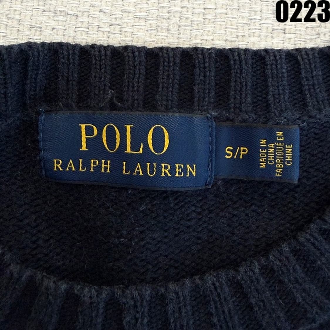 폴로 랄프로렌 코튼 니트 스웨터 S 0223  상품이미지4