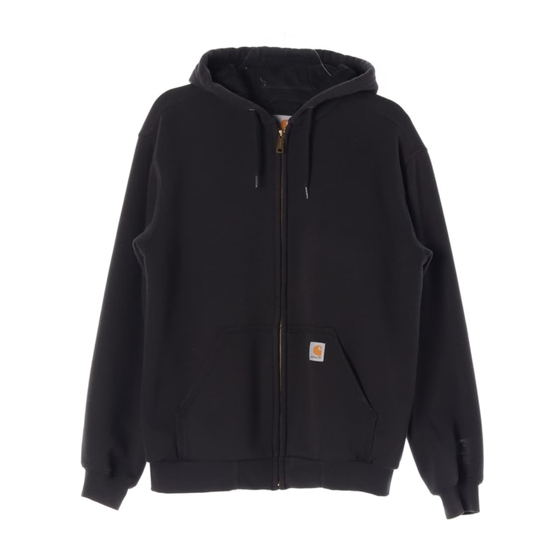 칼하트 블랙 후드 집업 헤비웨이트 S 상품이미지1