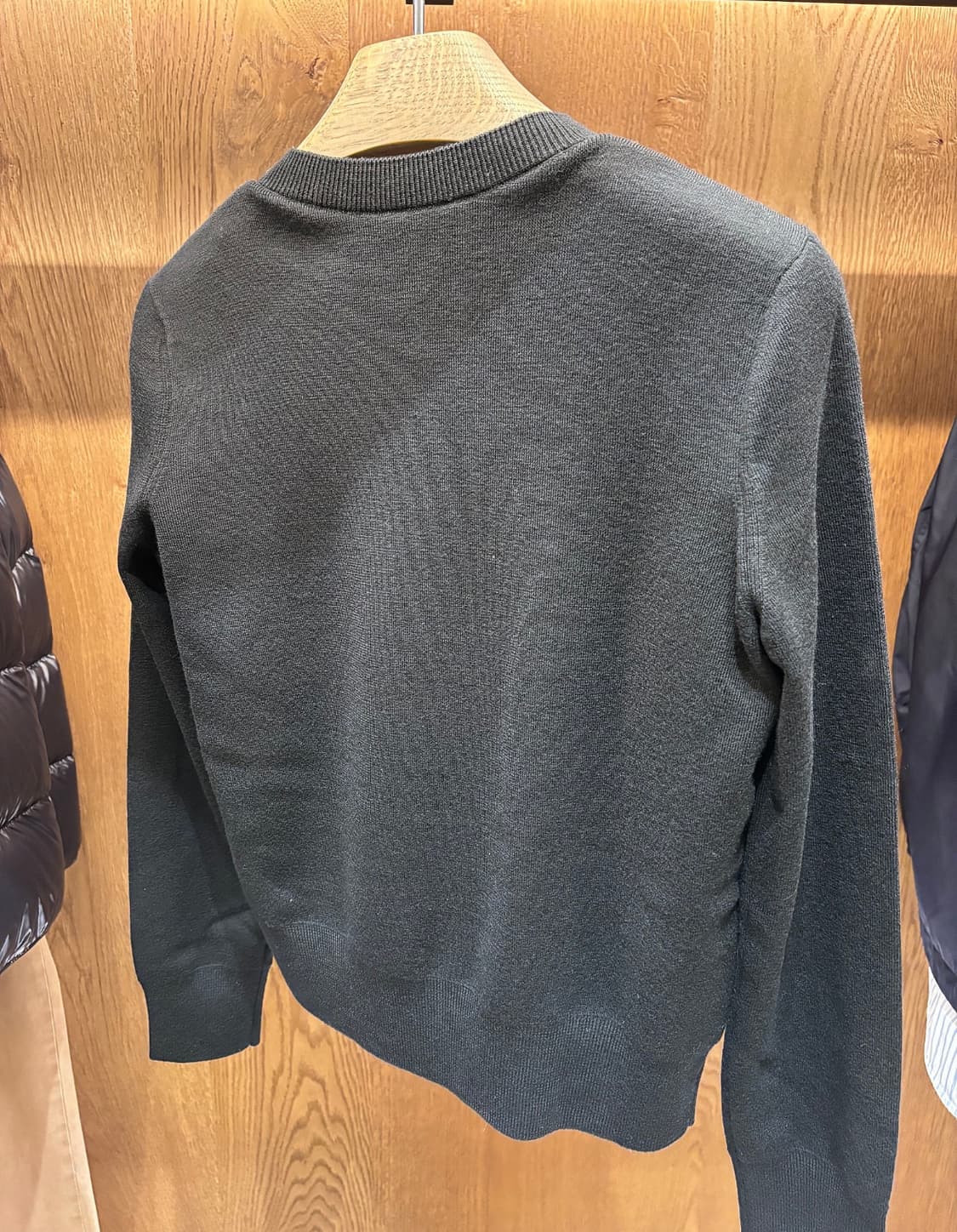 몽클레어 여성 패딩 니트 가디건 블랙 L 택달린 새상품 상품이미지3