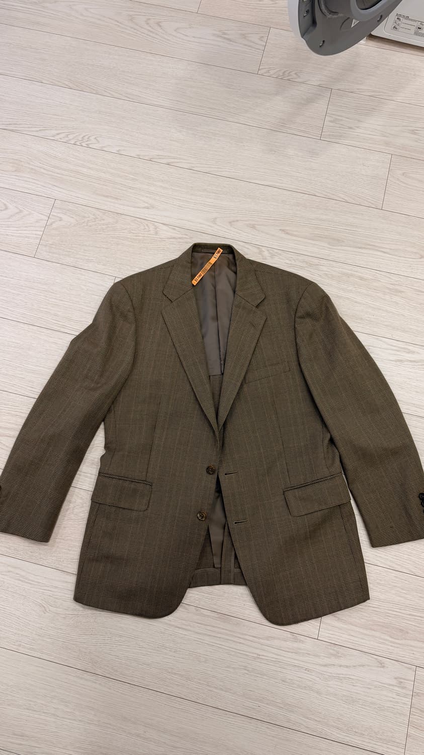 [택포] 제이프레스 글렌 체크 브라운 자켓 상품이미지1