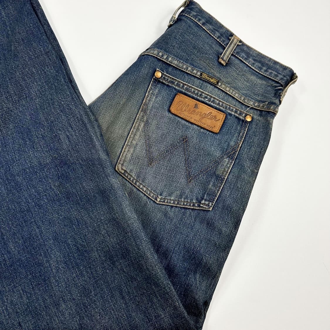 랭글러 재팬 워싱 와이드 데님 팬츠 (34인치) 상품이미지1