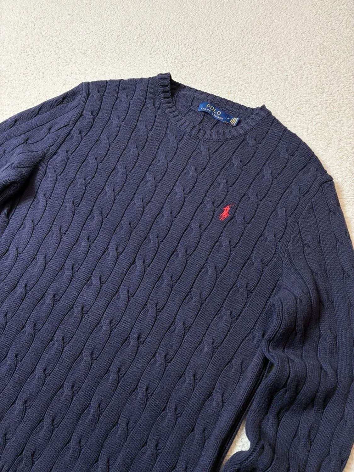 폴로 랄프로렌 코튼 꽈배기 니트 PN6854 상품이미지2