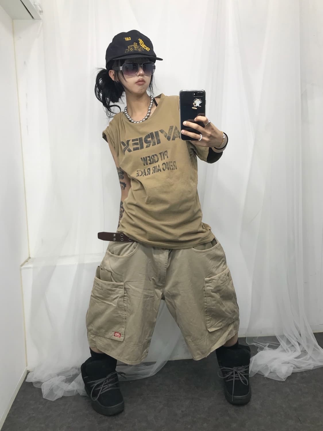 < Avirex Damage Logo T-shirt > 상품이미지3