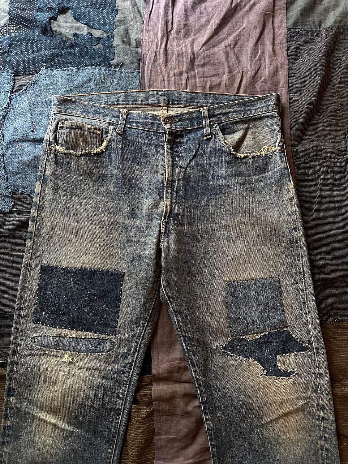 60s Levis BigE Selvedge Denim Pants 66전기 상품이미지2