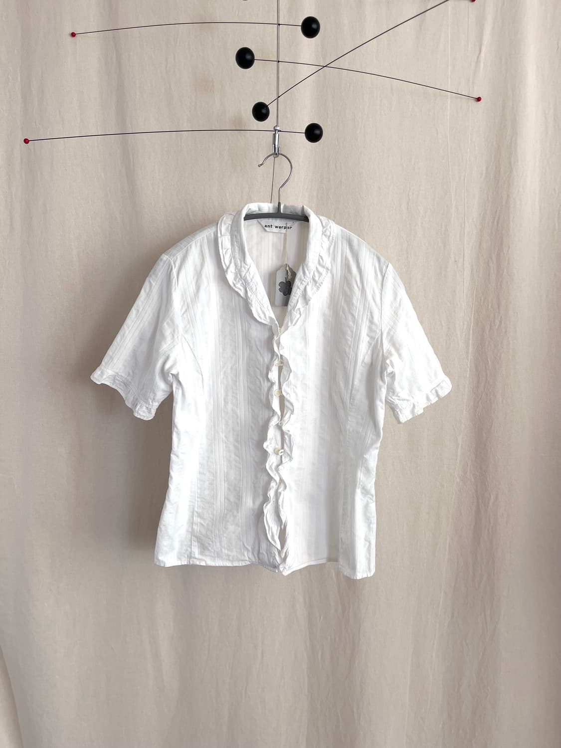 Cozy Ruffle Half Blouse 상품이미지1