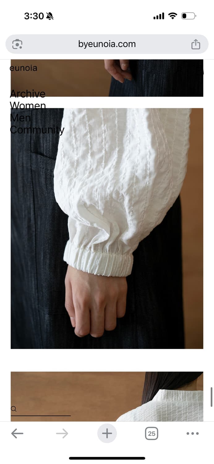 새) 유노이아 Urbane Crop Jacket 크림 m 상품이미지7