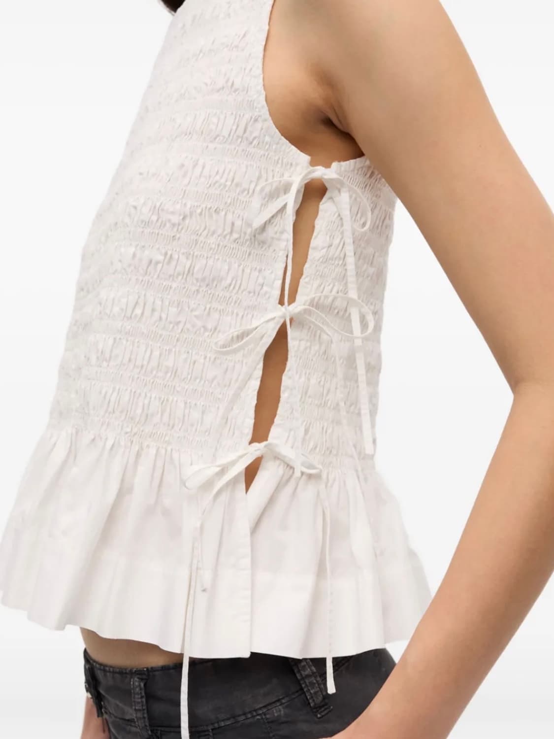 가니 샴브레이 시어서커 탑 S 상품이미지3