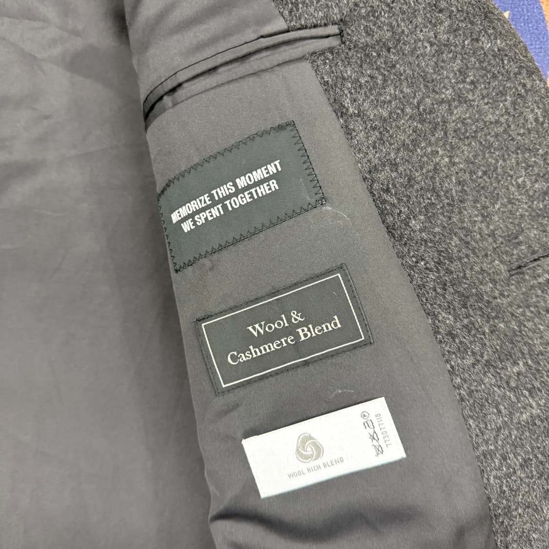 (L)인사일런스 INSILENCE 울캐시미어 코트(차콜) 상품이미지4