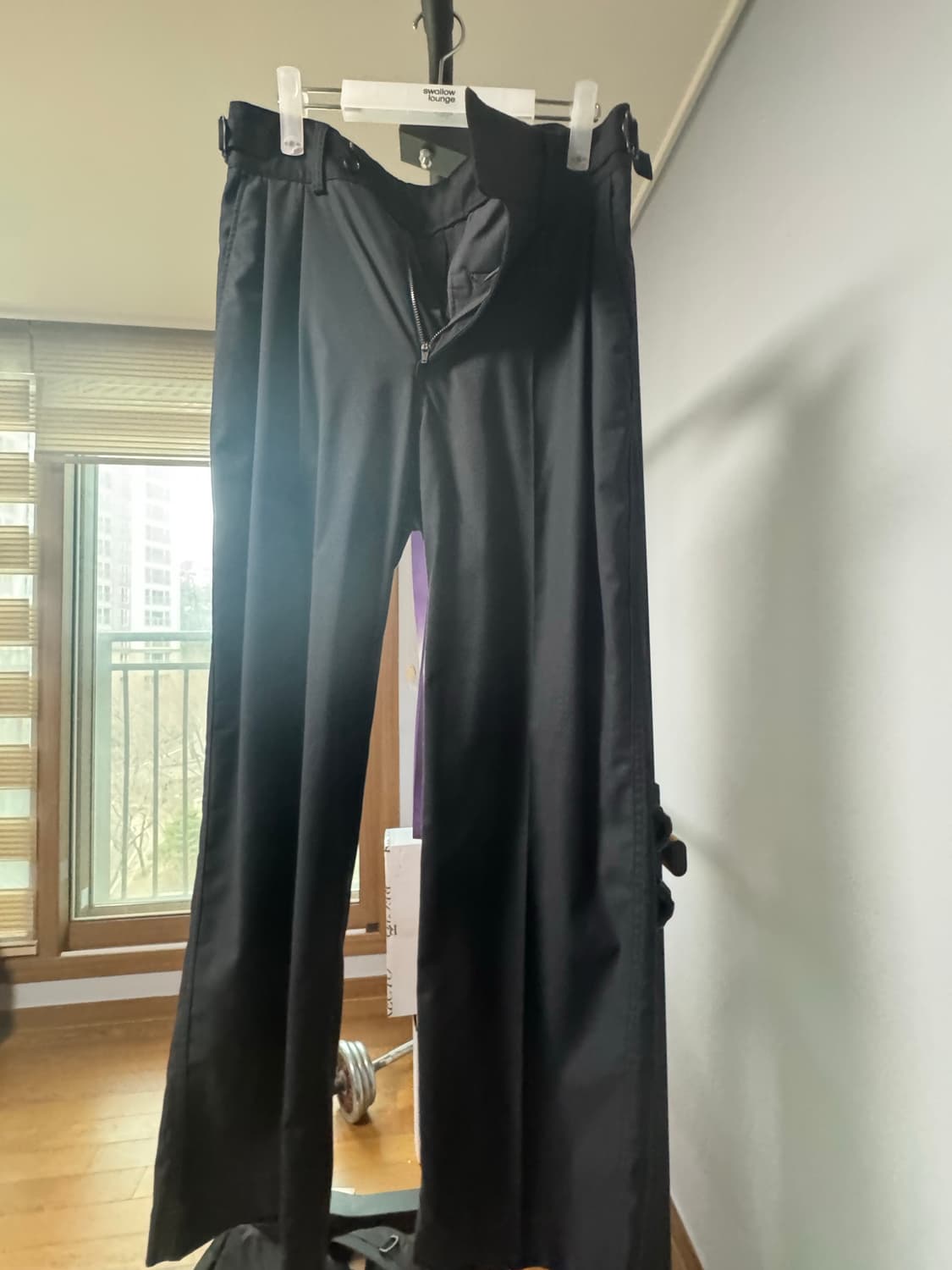 24ss 어나더오피스 산티아고 슬랙스 그라파이트 상품이미지2