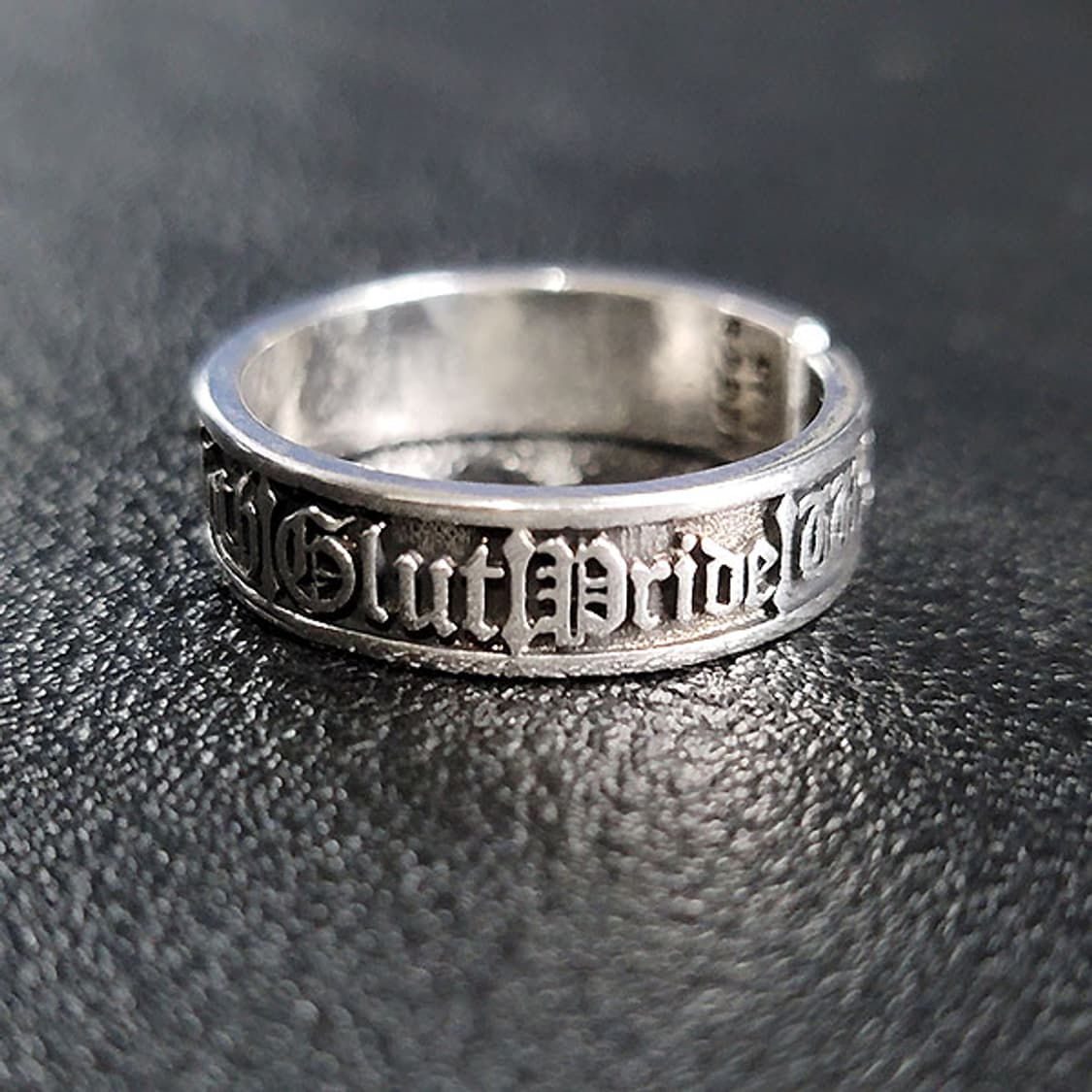 7개의 대죄 실버 남자 엔틱 빈티지 명품 칠죄종 반지 상품이미지4