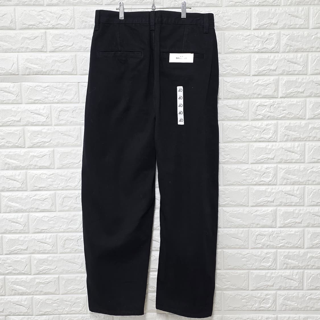 택포// 31인치 자라 ZARA 와이드핏 블랙데님 검정 청바지 상품이미지4