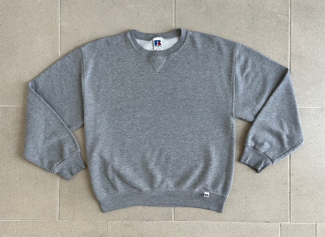 90s 빈티지 러셀 스웻셔츠 그레이 M 상품이미지1