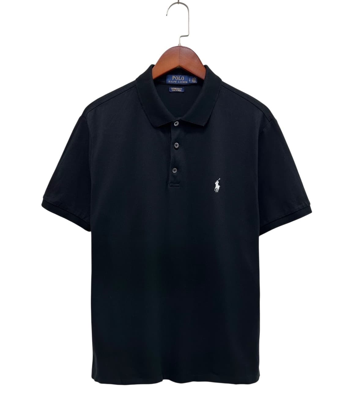 폴로 반팔 매쉬 피케티 블랙 (L~XL) 상품이미지1