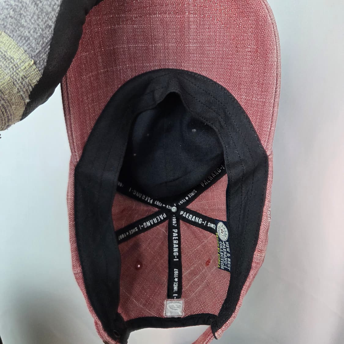 프리/ 밀리터리 레드 빈티지 워싱 볼캡 모자 상품이미지7