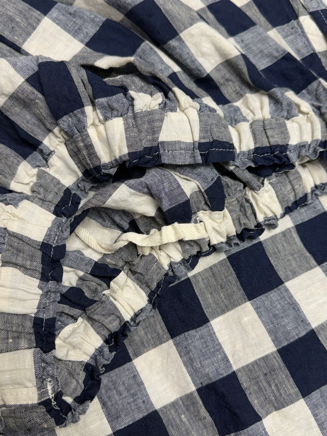 일본 빈티지 체크치마 상품이미지2