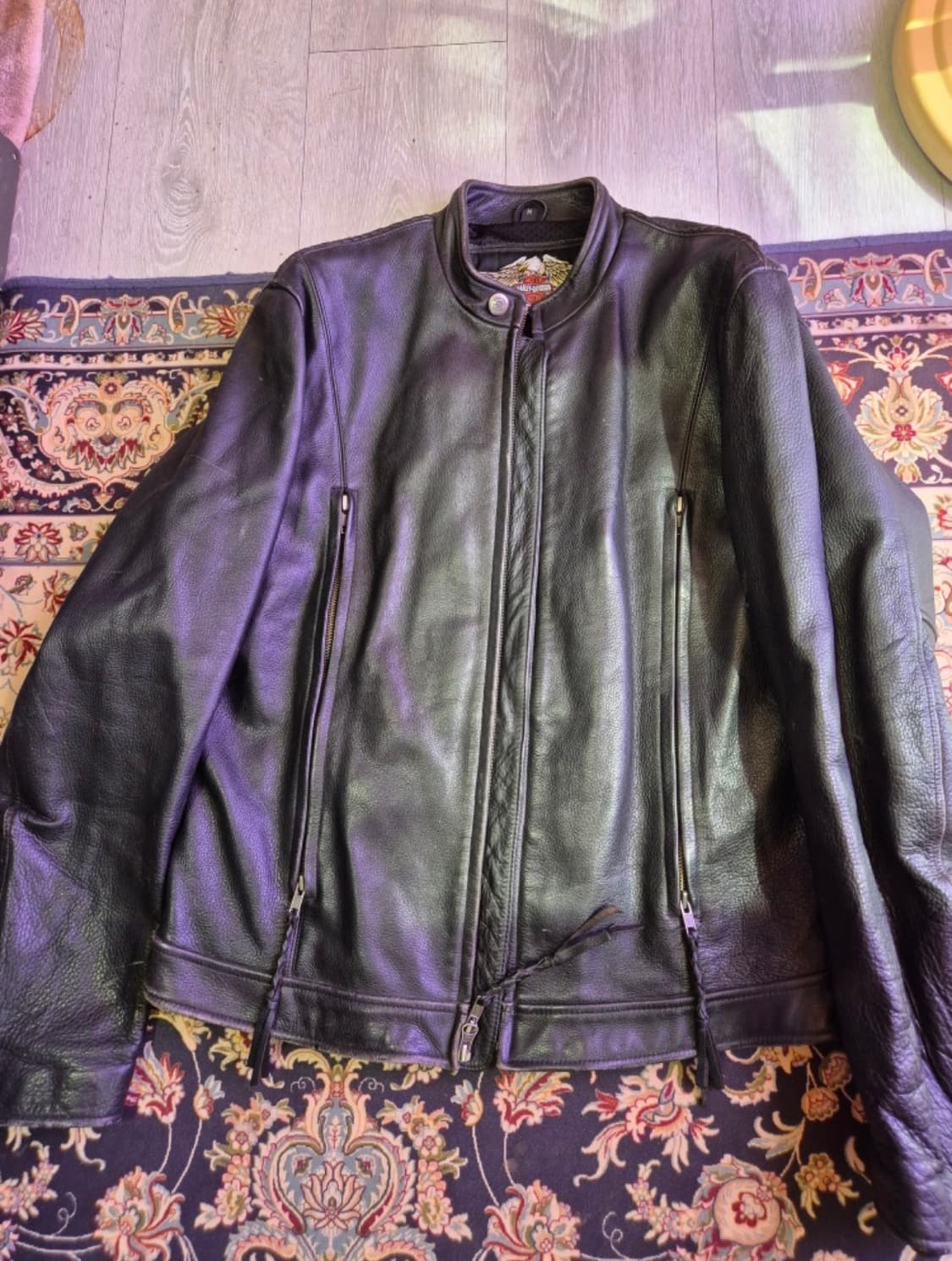 Harley davidson 리얼레더 자켓 상품이미지1