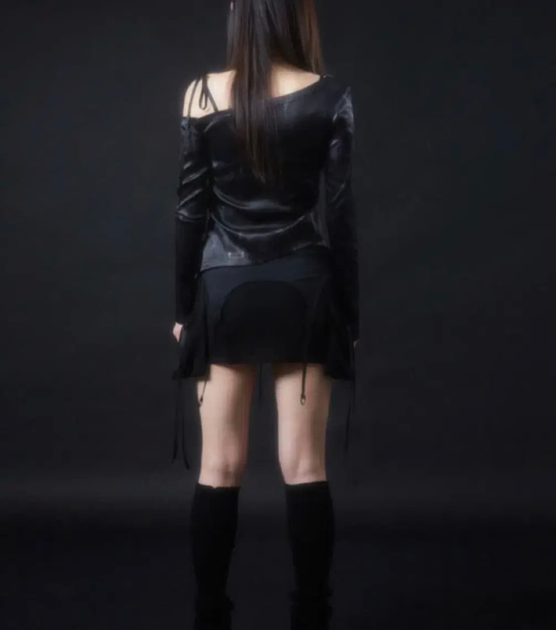 elfelfelf archives 카고 가터 스커트  상품이미지3