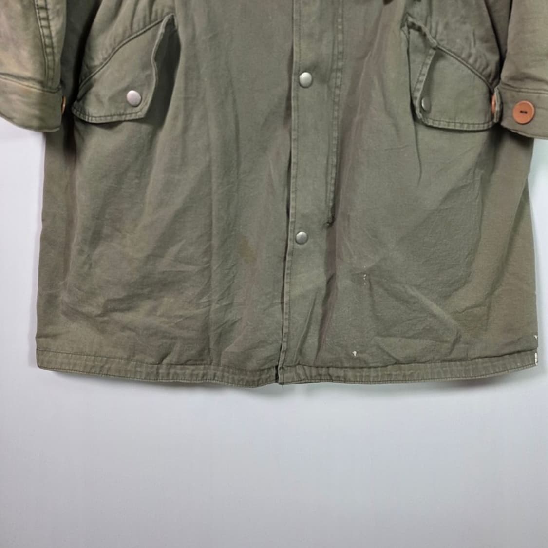 빈티지 마리아 자수 오버핏 피쉬테일 야상 상품이미지5