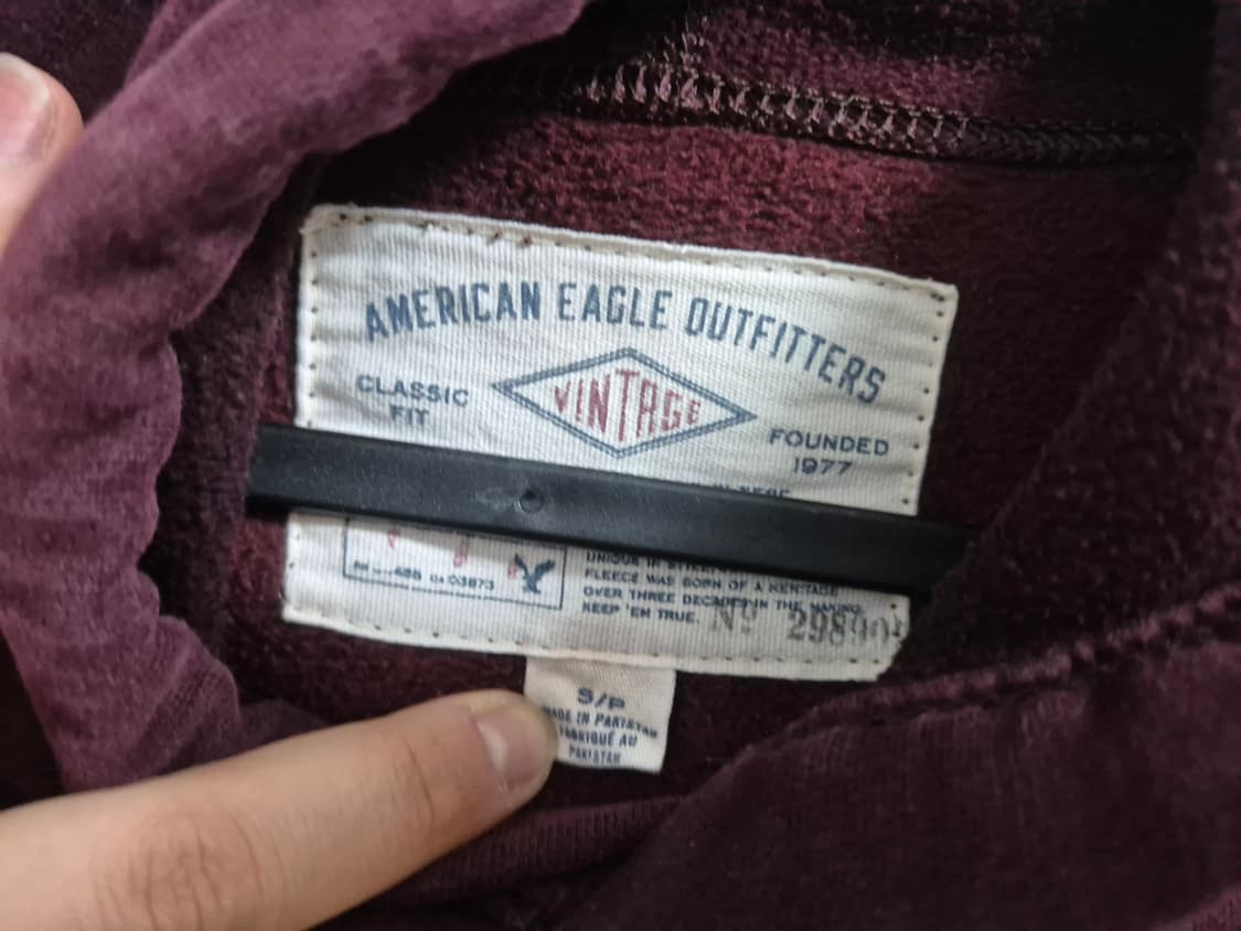 아메리칸이글 버건디 후드티 상품이미지3