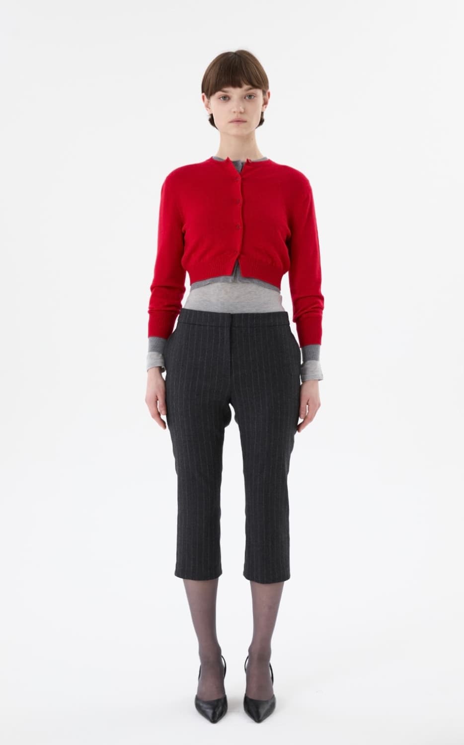 amomento 아모멘토 25FW 크롭가디건 상품이미지1