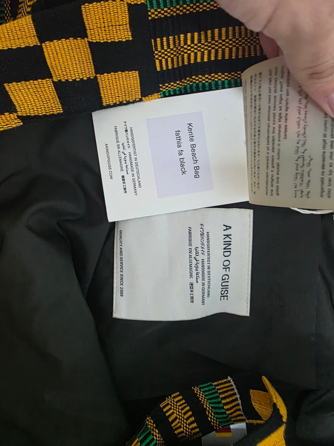 A kind of guise 케냐 핸드메이드 토트백 상품이미지4