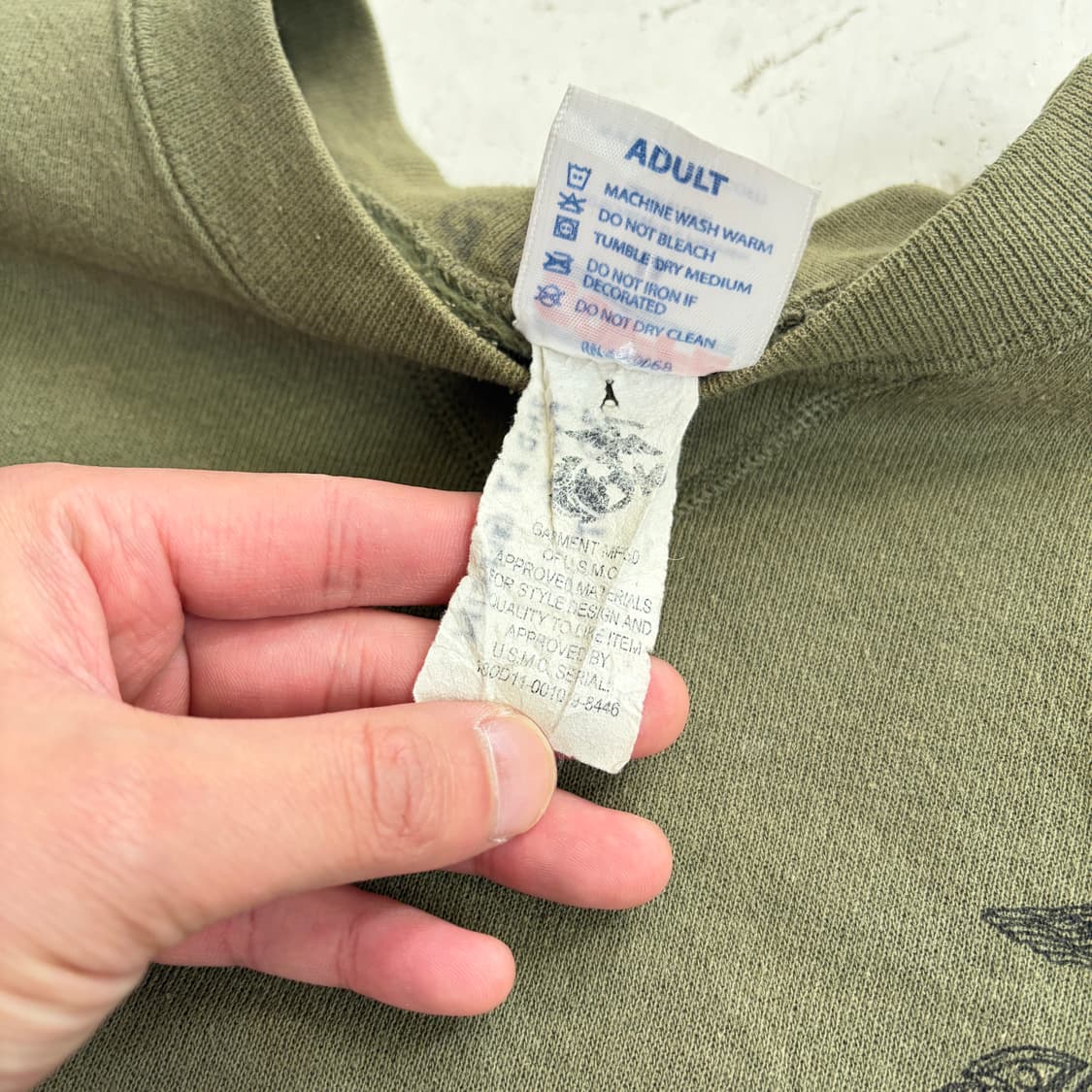 USMC USA OG 미해병 빈티지 스웻셔츠 M 상품이미지6