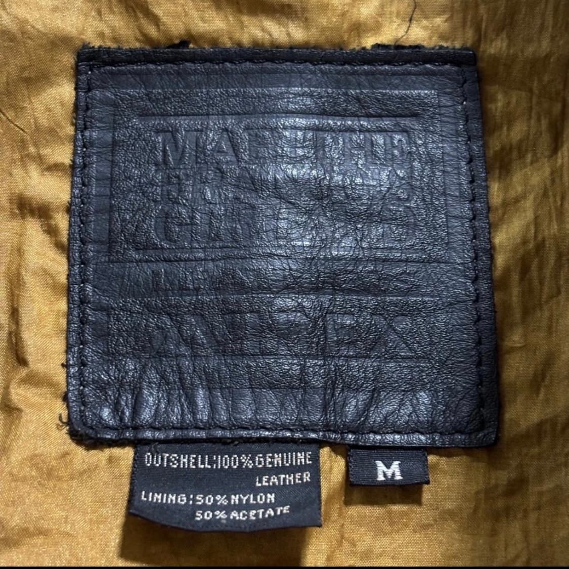 80‘s Marithe Francois Girbaud 레더 자켓 상품이미지9