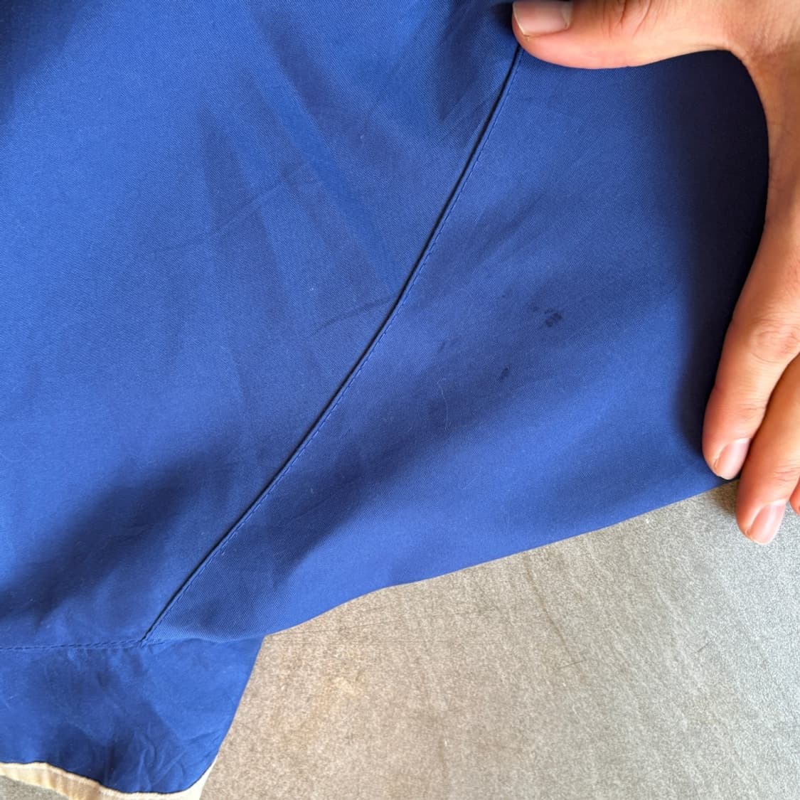 마제스틱 블루 나일론 웜업 상품이미지10