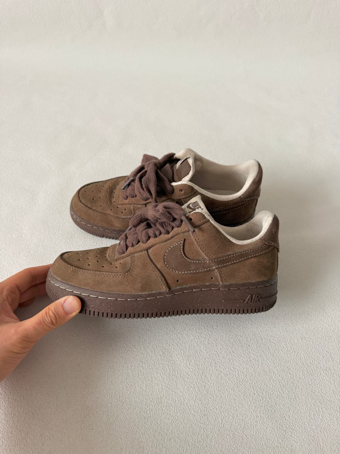 [230]나이키(NIKE) 스웨이드 브라운 포스로우 상품이미지1