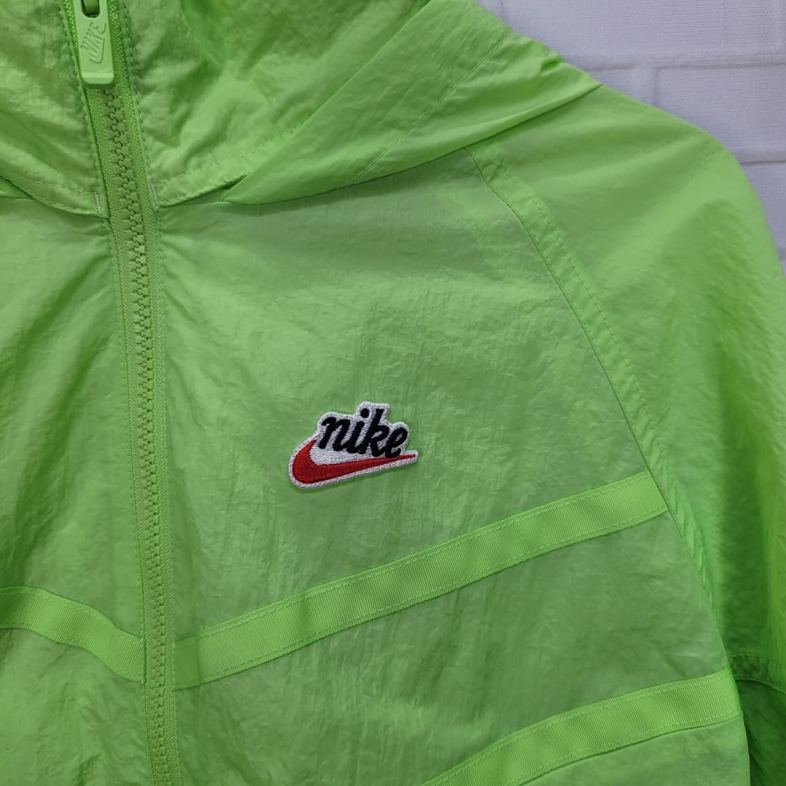 NIKE 나이키 스포츠웨어 헤리티지 원드러너 반집업 아감매쉬 후드 자켓 상품이미지6