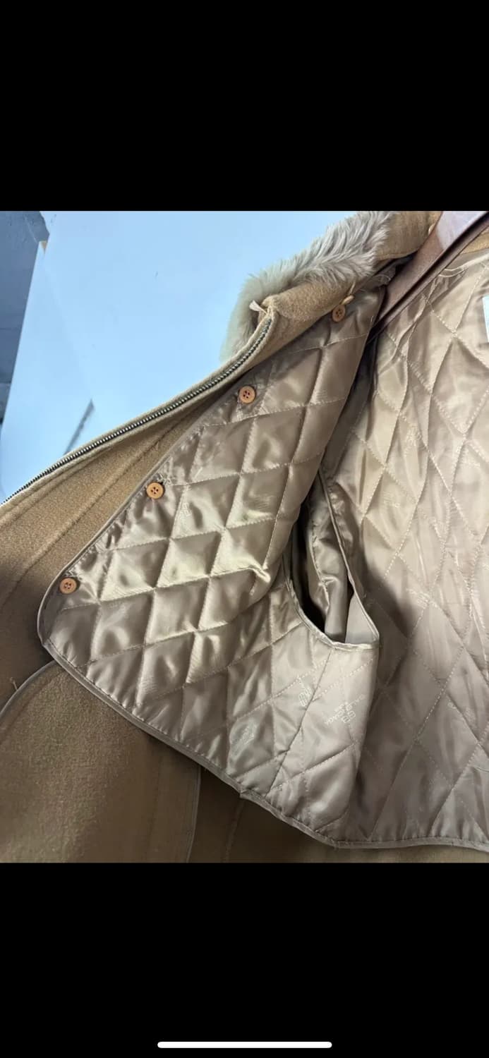 발렌시아가 퍼 카라 숏 해링턴 브라운자켓 H1801 상품이미지4