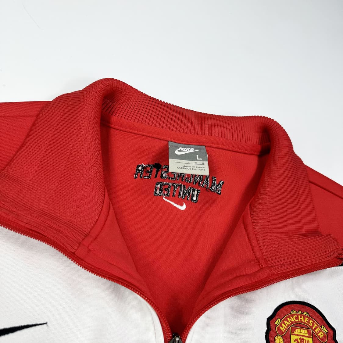 (오염존재) 나이키 07시즌 맨유 올드 트랙탑 져지 L 상품이미지3