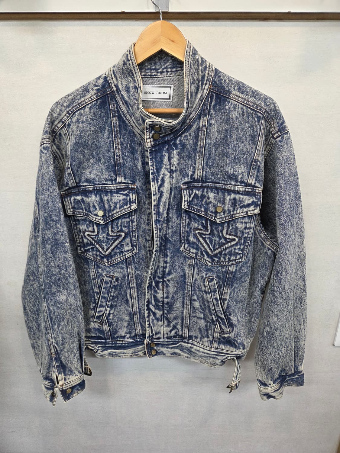 빈티지 쇼룸 돌청 빈티지워싱 데님자켓 대략 95 m 오버핏 상품이미지1