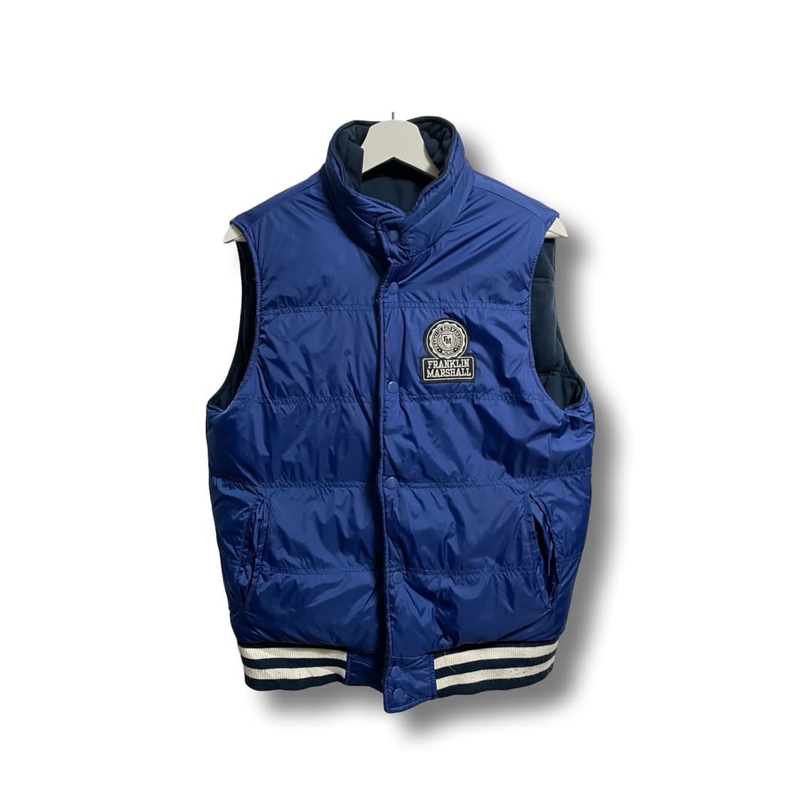 [M] 프랭클린마샬 네이비 리버시블 패딩 조끼 상품이미지3
