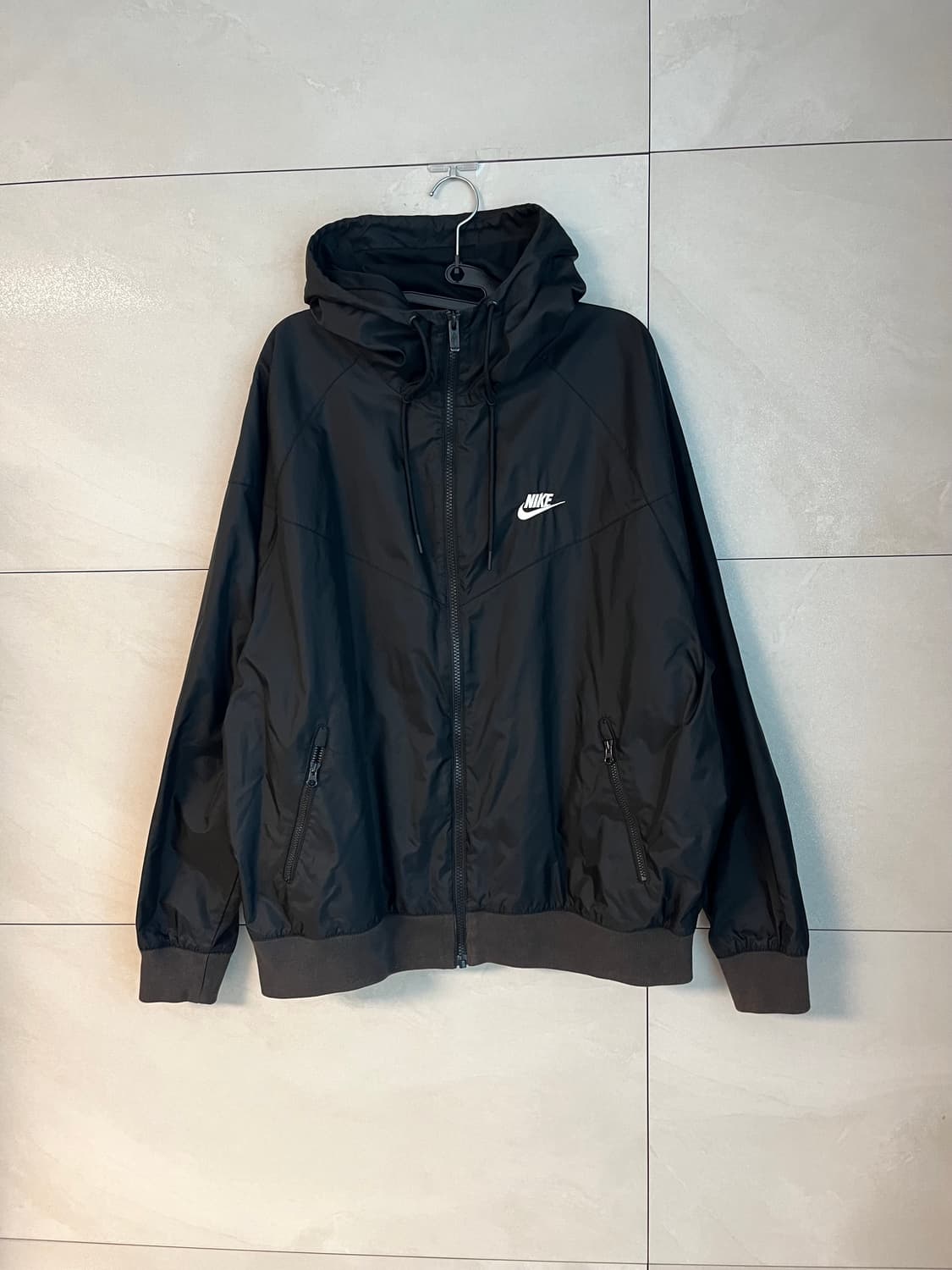 [XL/105] 나이키 윈드러너 후드 바람막이 블랙  상품이미지3