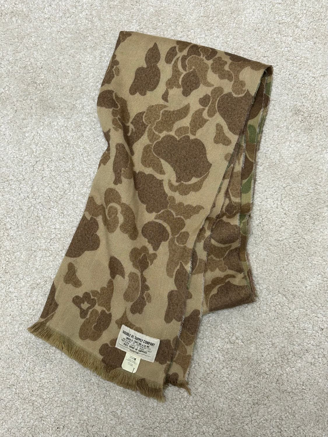 rrl frogskin camo wool scarf 상품이미지3