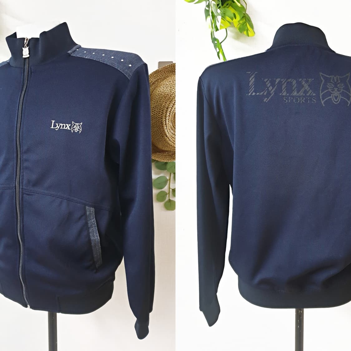 Lynx 남성골프 어깨찡 집업 95 네이비 상품이미지1