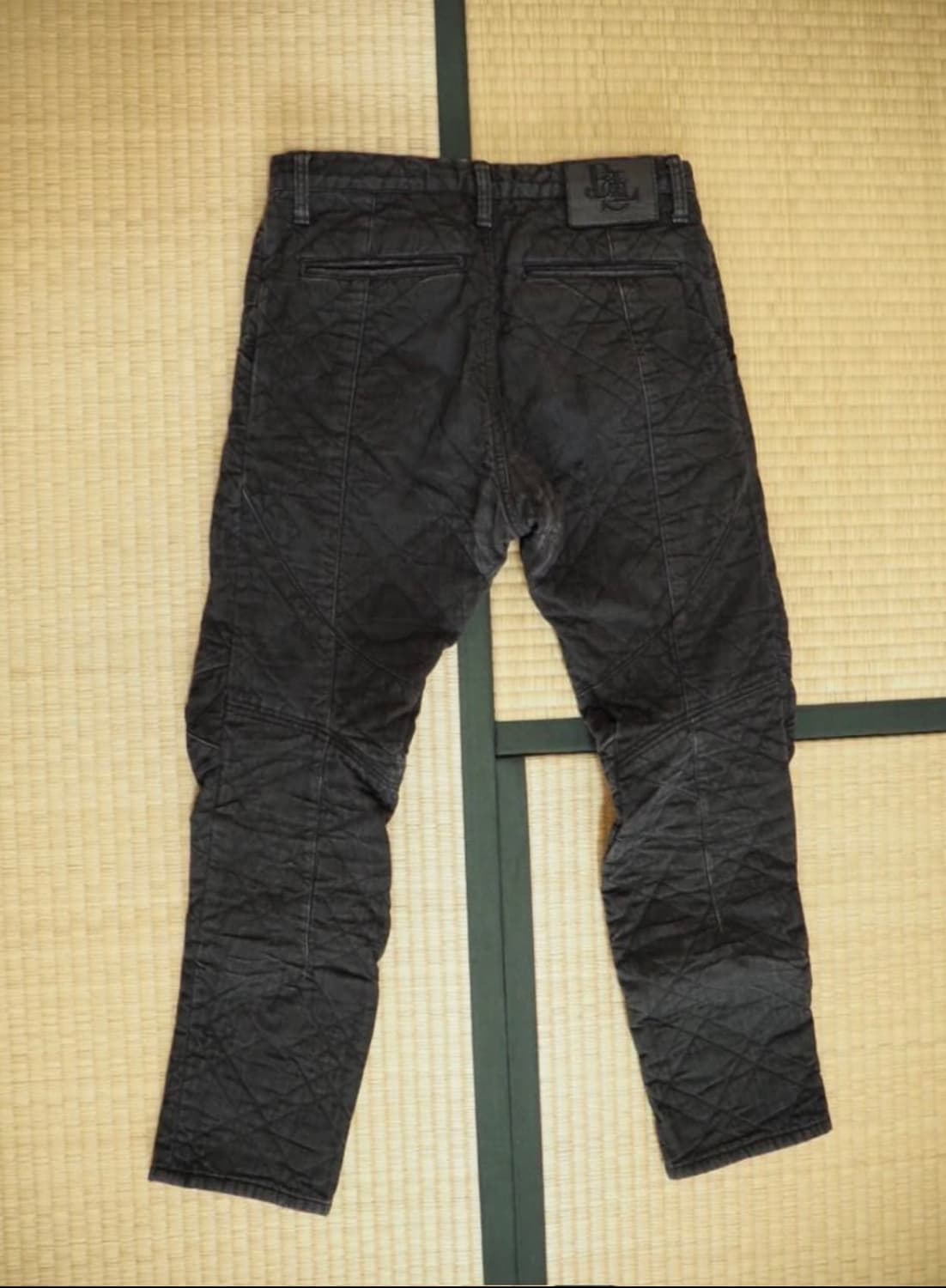 이사무 카타야마 백래쉬 라이닝 안감 퀼팅 팬츠 상품이미지2