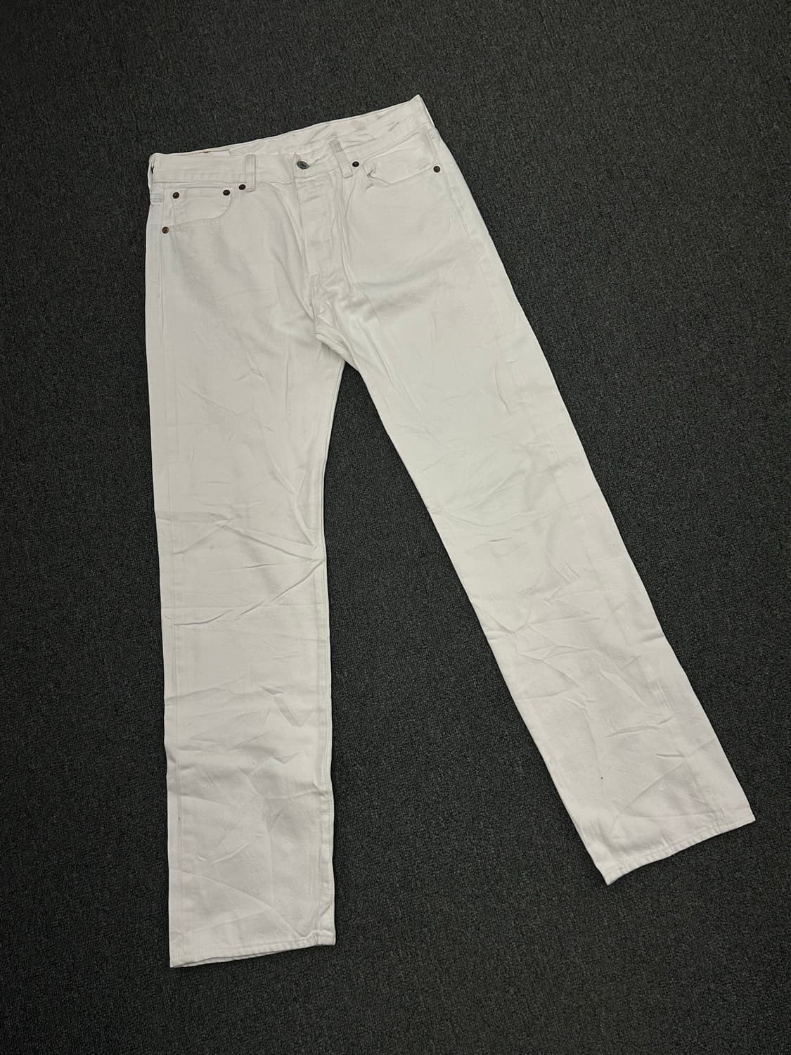 32)Levi’s 501 빈티지 화이트 데님팬츠 상품이미지1