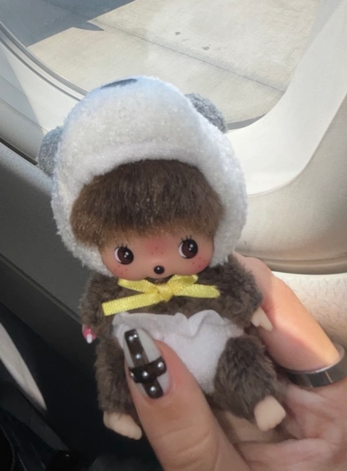 새상품) 베이비 판다 몬치치 애니멀 베비치치 SS 판다 키 체인 화이트 상품이미지1