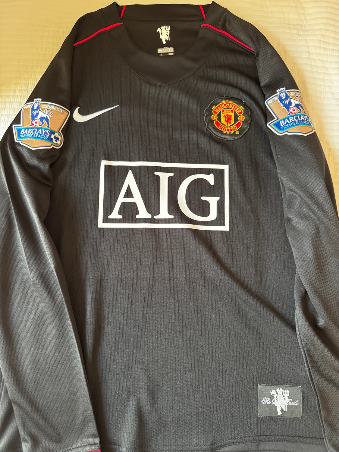 07/08 맨체스터 유나이티드 어웨이 긴팔 유니폼 호날두 상품이미지1