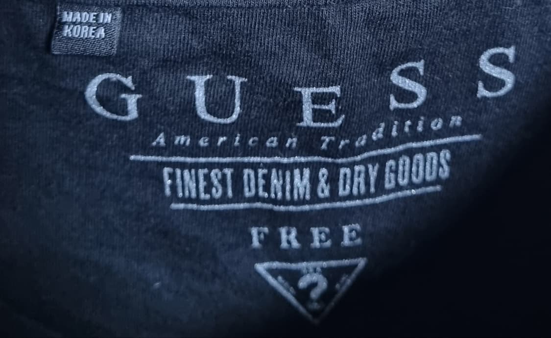 L ) 게스 블랙 치와와 맨투맨 상품이미지3