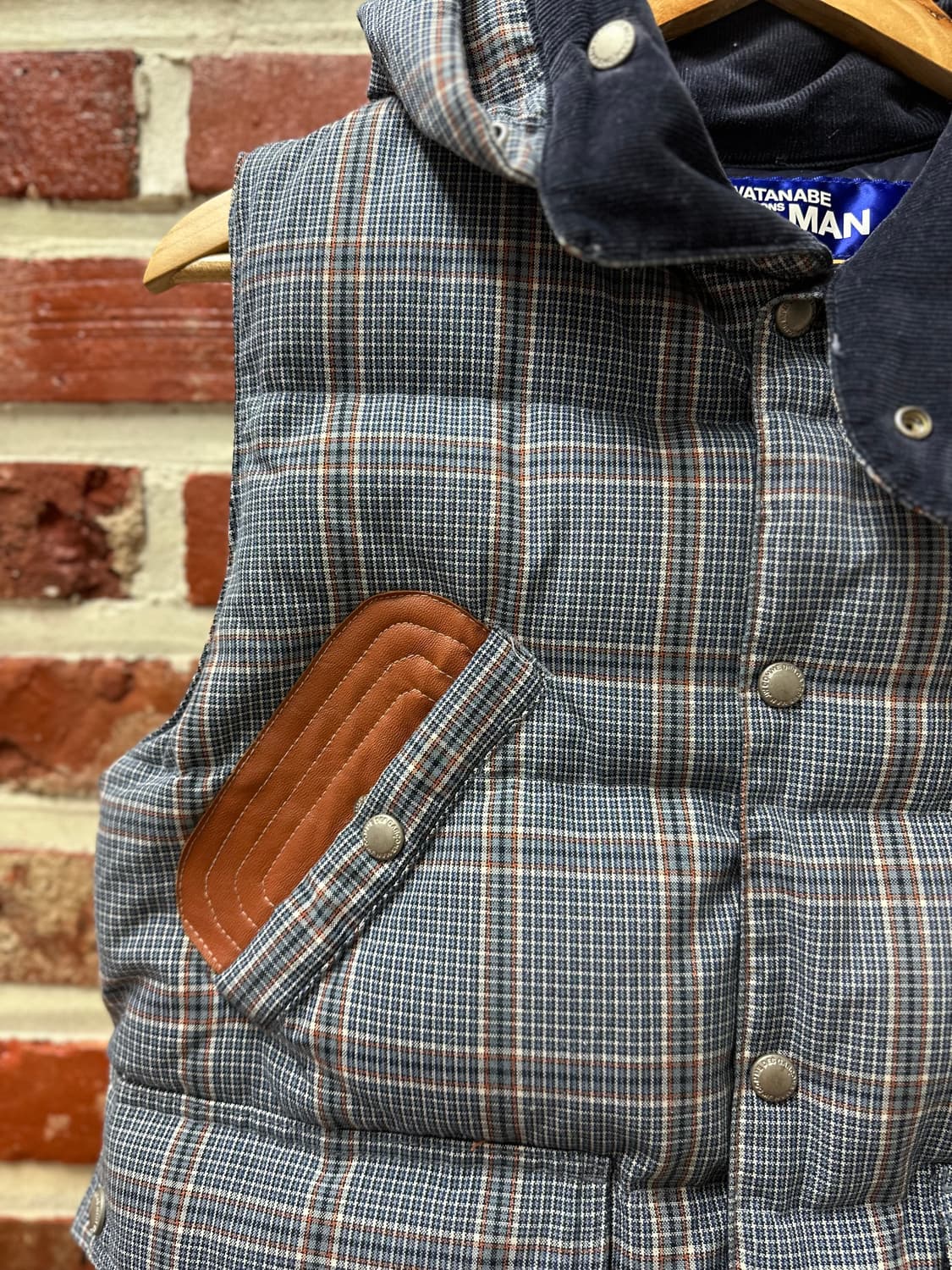 (M)준야와타나베 꼼데가르송 리버시블 패딩 베스트 상품이미지3